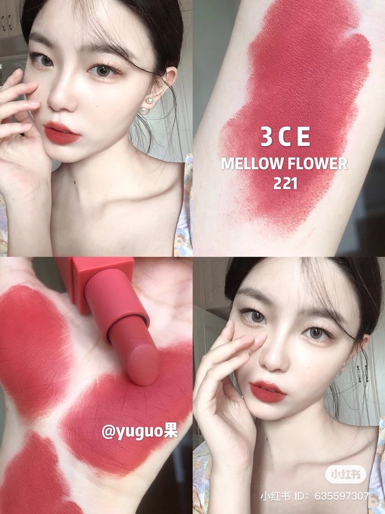 Son Thỏi Lì 3CE Mood Recipe Matte Lip Color (218 - 219 - 220 - 221 - 222 - 223 - 224 - 909 - 227 - 228 - 229 - 230 - 231)