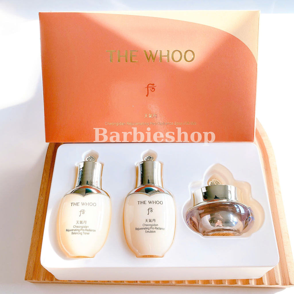 Bộ dưỡng da Whoo Cheongidan Rejuvenating Pro Radiance 3pcs Set