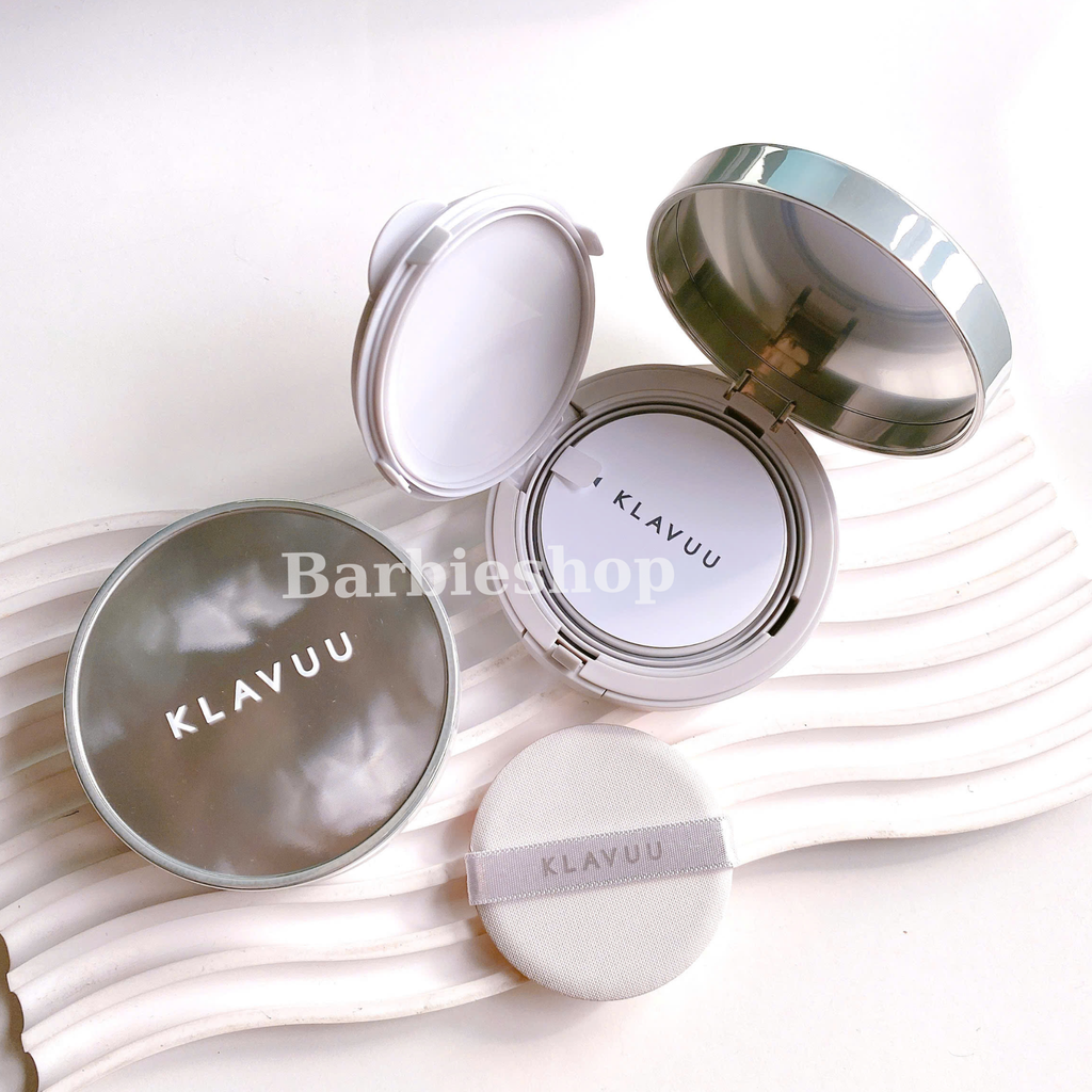 Phấn Nước Klavuu Urban Pearlsation High Coverage Tension - Marine Collagen Aqua - Actress Backstage Boosting Cushion [Xanh - Xám - Hồng]