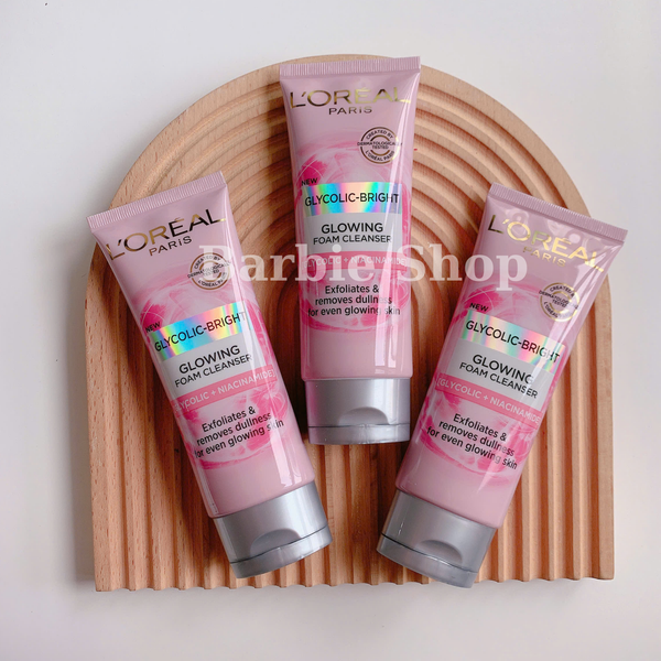 Sữa Rửa Mặt L'Oreal Paris Glycolic Bright Sáng Da 100ml