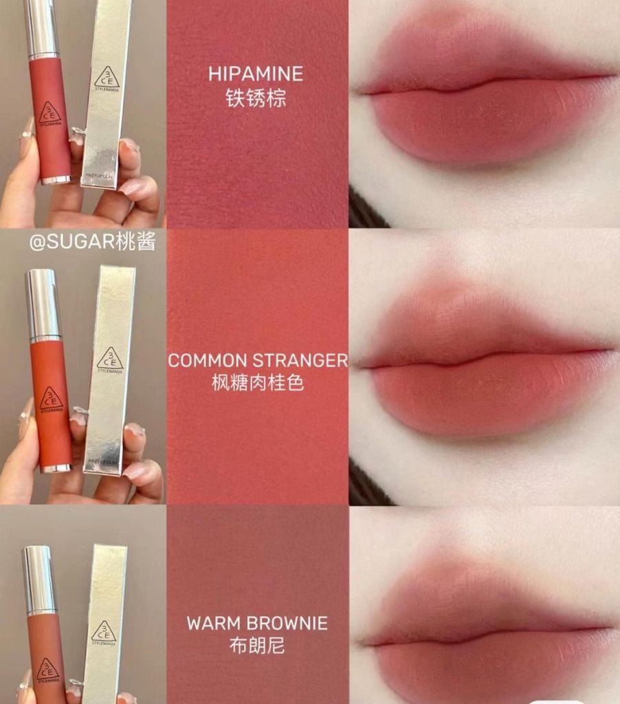 [Mẫu Mới] Son Kem 3CE Hazy Lip Clay ( #No Regrets )