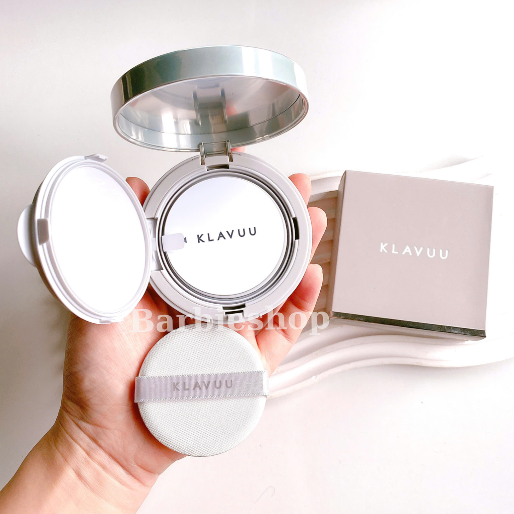 Phấn Nước Klavuu Urban Pearlsation High Coverage Tension - Marine Collagen Aqua - Actress Backstage Boosting Cushion [Xanh - Xám - Hồng]