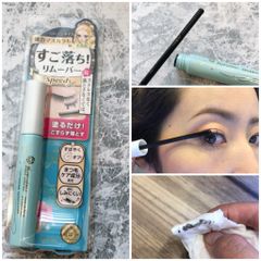 Set Mascara Kẻ Mắt và Tẩy Trang Mascara Kiss Me Heroine