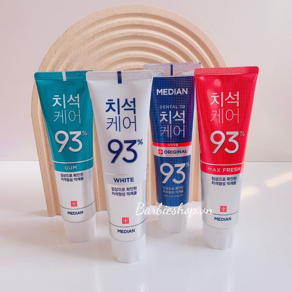 Kem Đánh Răng Hàn Quốc Median Dental IQ 93%