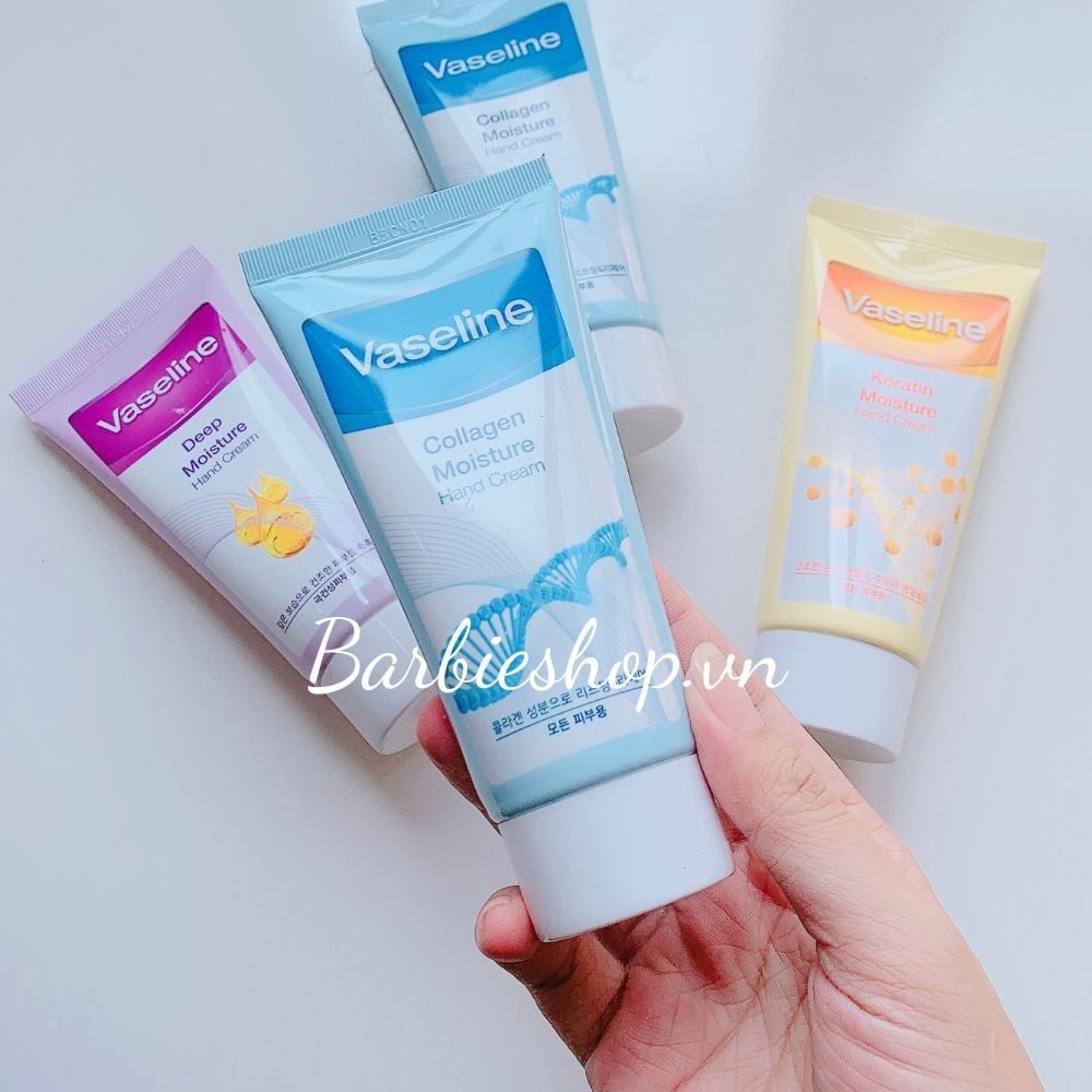 Kem Dưỡng Da Tay Vaseline Collagen Moisture Hand Cream 80ml