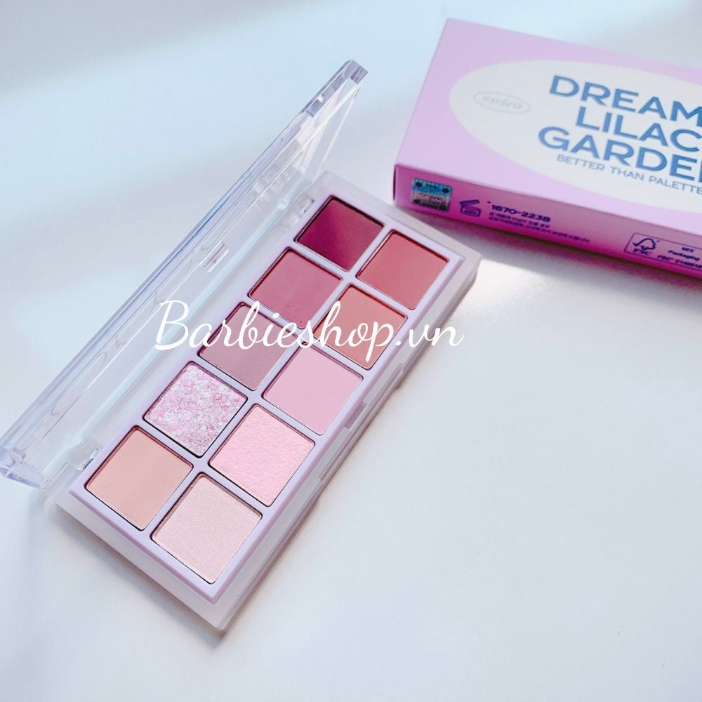 Màu Mắt 10 Ô Siêu Lấp Lánh Romand Better Than Eye Palette - 00, 01, 02, 03,05, 06, 07,08,09