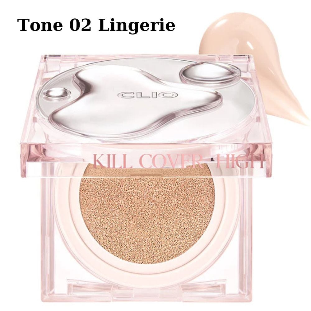 Phấn Nước Clio Kill Cover High Glow Cushion Căng Bóng Da (Kèm lõi)