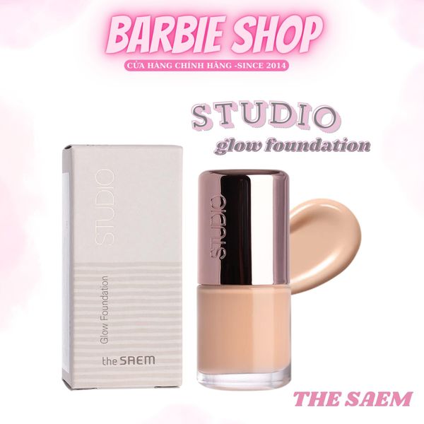 Kem nền The Saem Studio glow foundation 10ml
