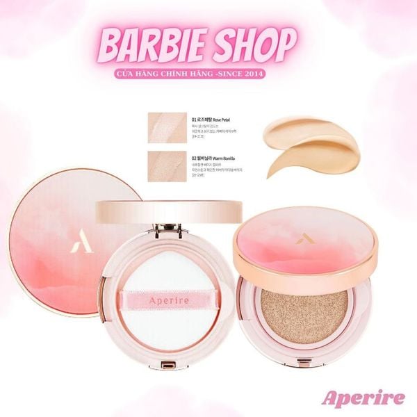 Phấn Nước Aperire Day Cream Cover Cushion SPF50+ PA++++ 13g