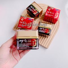 Kem Sâm Ngăn Ngừa Lão Hóa Làm Sáng Da My Gold Korea Red Ginseng Aqua Wrinkle & Whitening Cream 50ml