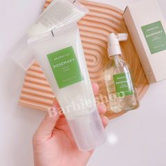 Tẩy Da Chết Da Đầu Aromatica 165G & Xịt dưỡng tóc Aromatica Rosemary root enhancer 100ml