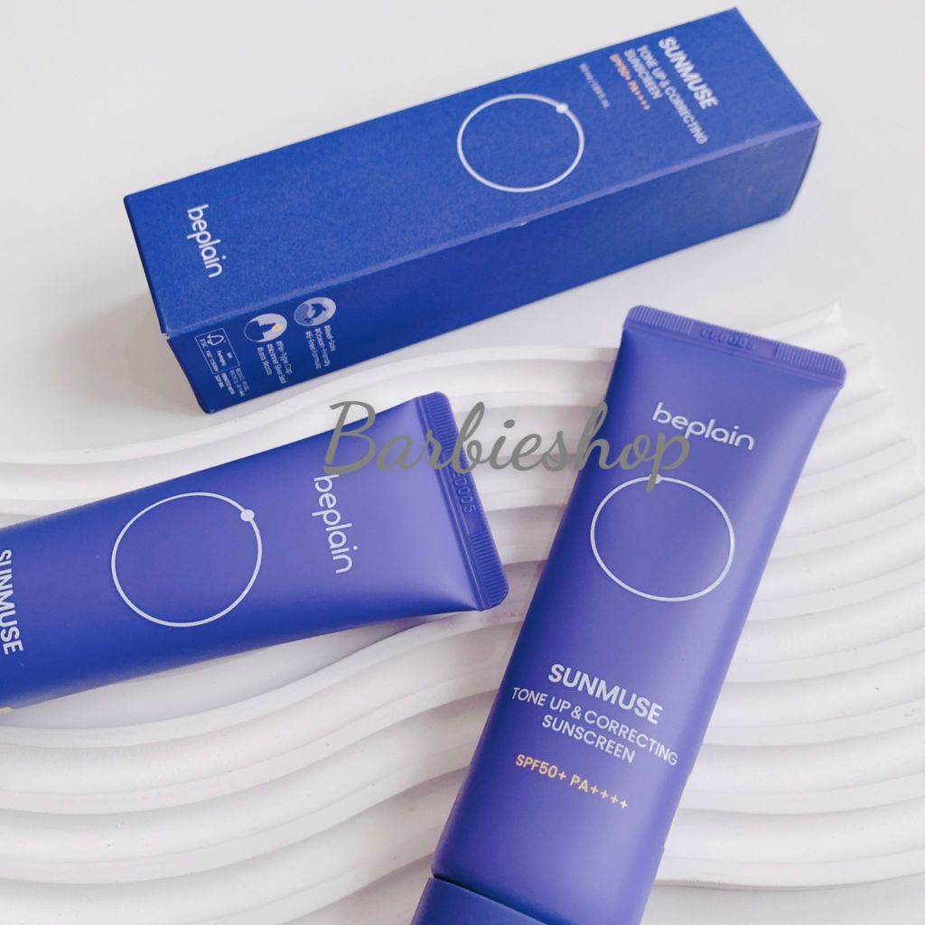 Kem Chống Nắng Beplain Sunmuse Nâng Tone - Kiềm Dầu - Dưỡng Ẩm - Tone Up SPF50+++ 50ml