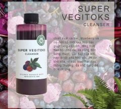 [Mẫu Mới Nhất] Sữa Rửa Mặt Vegitoks Rau Củ Thải Độc Hoa Quả - 300ml