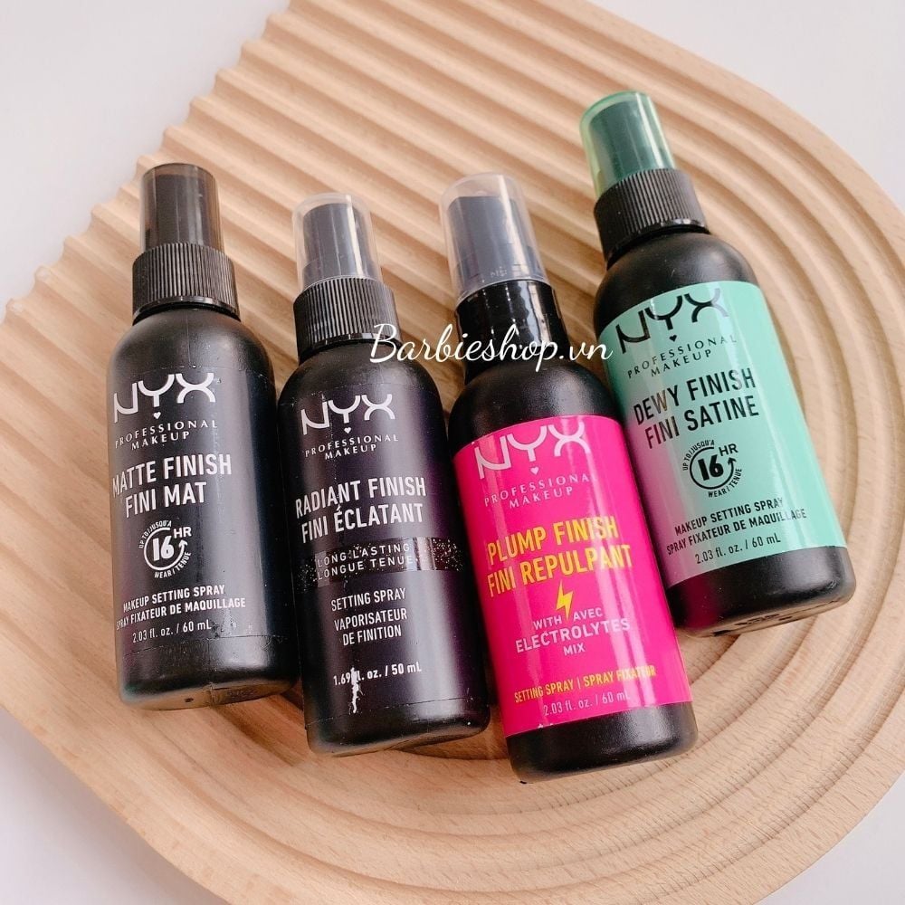 Xịt Khóa Nền Cố Định Lớp Trang Điểm NYX Long Lasting Setting Spray 60ml