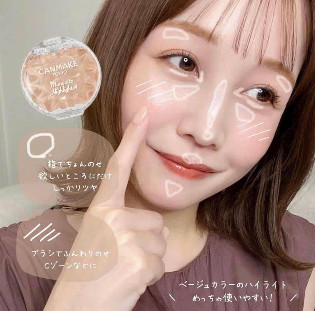 Phấn bắt sáng Canmake Munyutto Highlighter