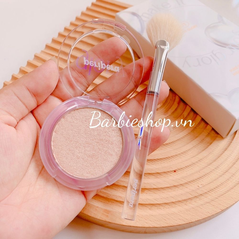 Phấn Bắt Sáng Peripera Pure Glory Highlighter Set [Tặng Kèm Cọ Cao Cấp]