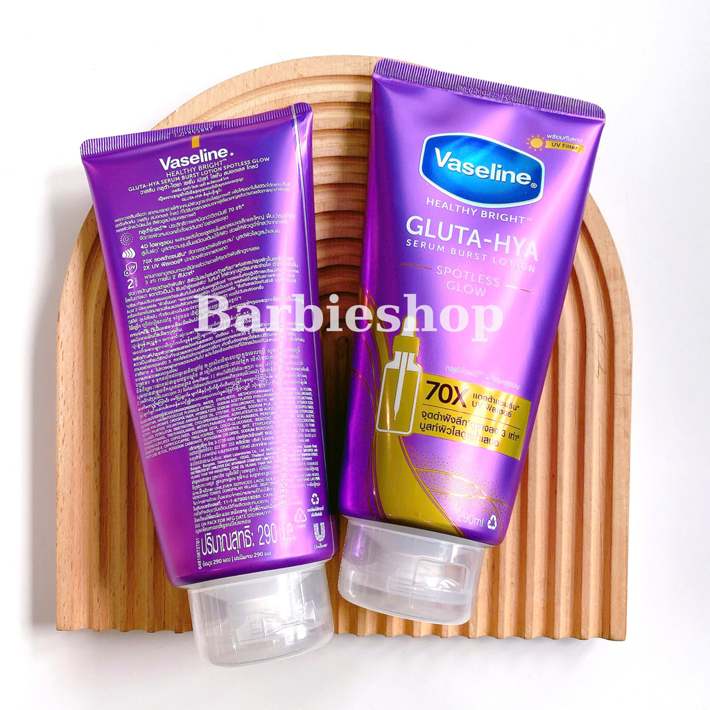 Sữa Dưỡng Thể 300ml Vaseline 4X - 10X - 50X - 70X - Viên Kích Sáng Da Alpha Arbutin 3plus Ngày - Đêm