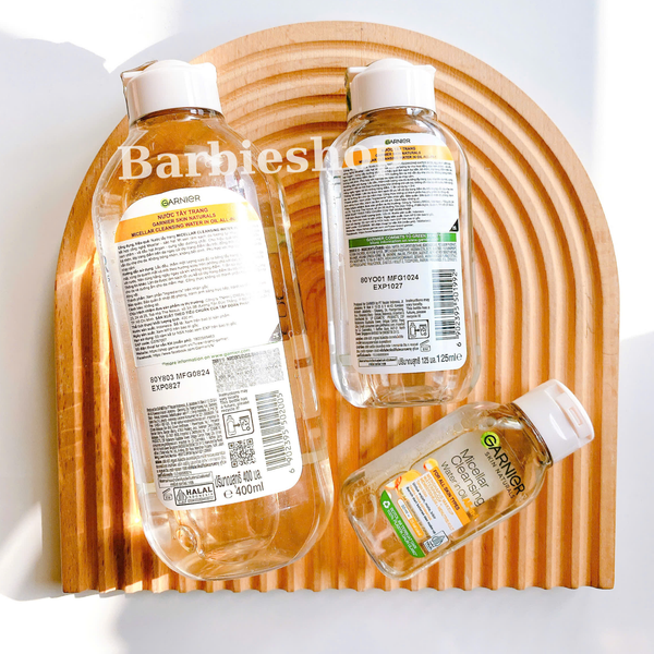 Đủ Màu Nước Tẩy Trang Garnier Micellar Cleasing Water 50ml - 125ml - 400ml