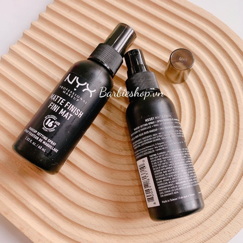 Xịt Khóa Nền Cố Định Lớp Trang Điểm NYX Long Lasting Setting Spray 60ml