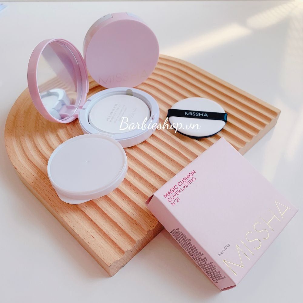 Phấn Nước Missha Magic Cushion Cover Lasting Màu Hồng