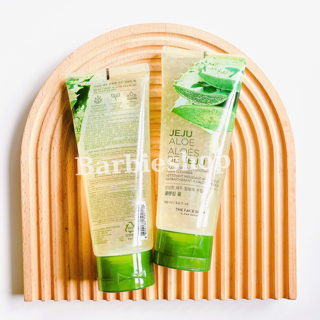 Sữa Rửa Mặt The Face Shop Jeju Aloe Fresh Soothing Cleansing Foam 150ml