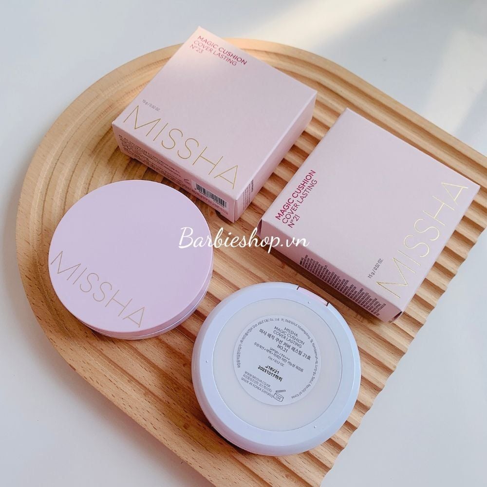 Phấn Nước Missha Magic Cushion Cover Lasting Màu Hồng