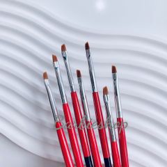 Cọ Kẻ Eyeliner - cây dài - đen đỏ