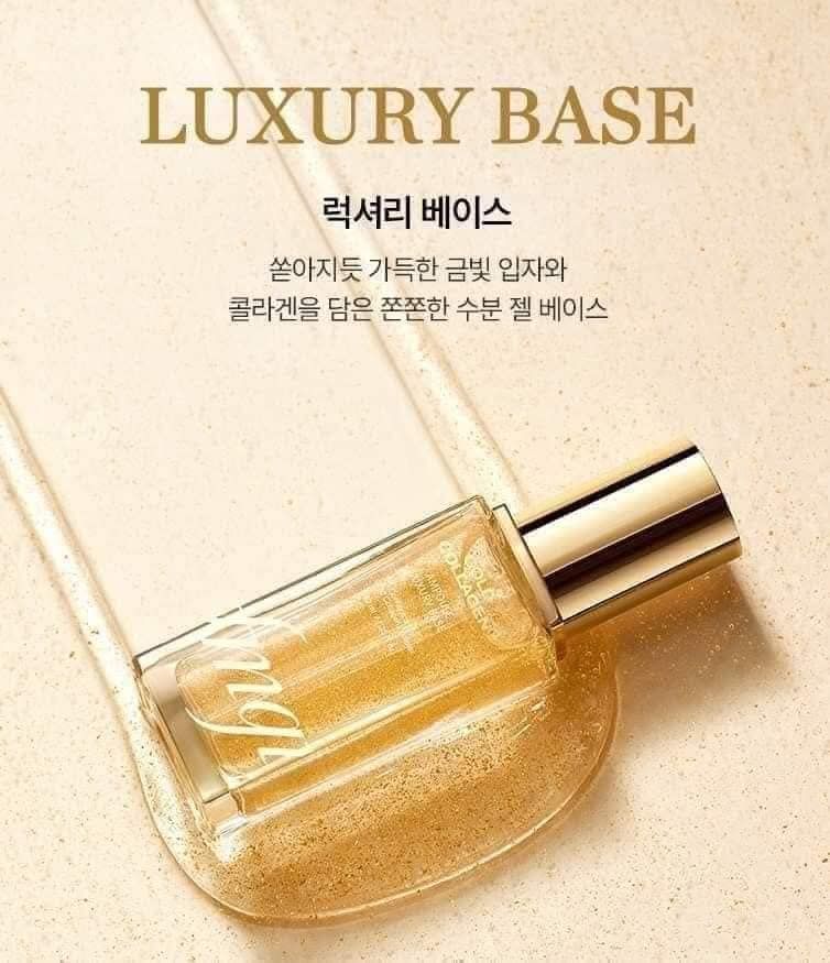 Kem Lót Trang Điểm THE FACE SHOP Gold Collagen Luxury Base 40ml