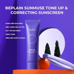Kem Chống Nắng Beplain Sunmuse Nâng Tone - Kiềm Dầu - Dưỡng Ẩm - Tone Up SPF50+++ 50ml