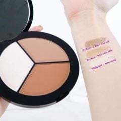 Bảng Phấn Tạo Khối Và Highlight 3 Ô City Color Contour Palette 5.4G
