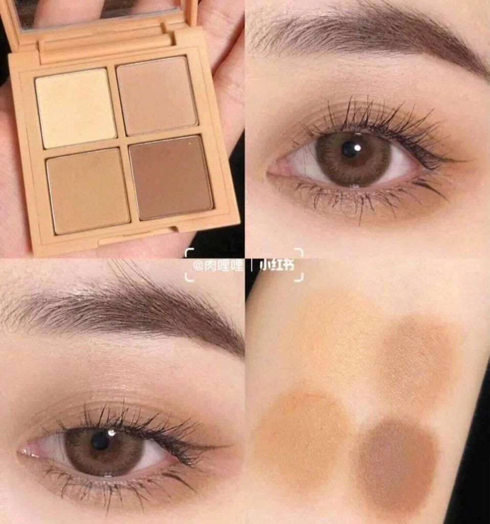 Màu Mắt 3CE 4 Ô Mini Multi Eye Color Palette - Hộp Vuông