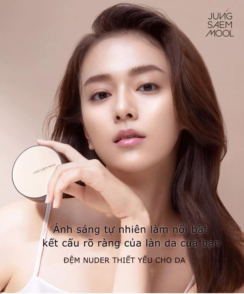 [Kèm Lõi] Phấn Nước Jung Saem Mool Essential Skin Nuder Cushion-Nuder Long Wear Cushion-Nuder Cover Layer Cushion 14g