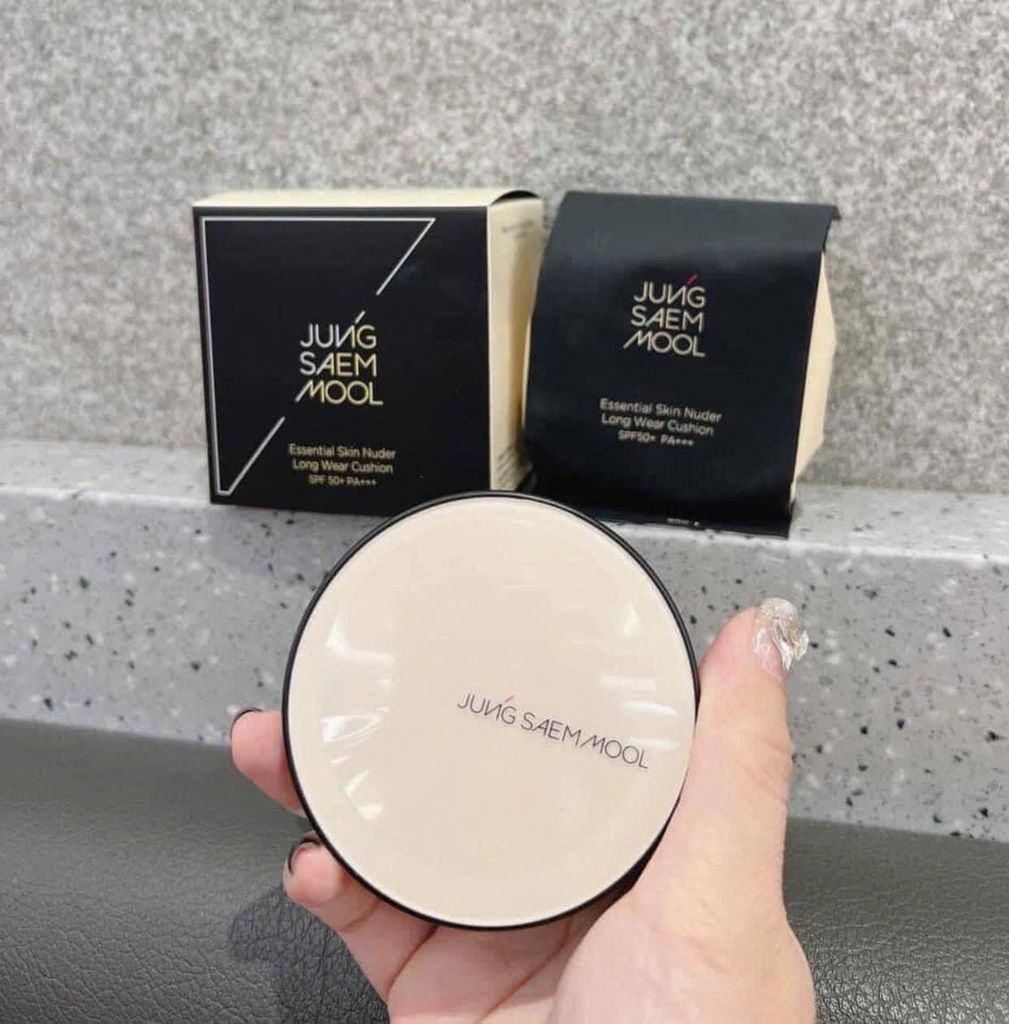 [Kèm Lõi] Phấn Nước Jung Saem Mool Essential Skin Nuder Cushion-Nuder Long Wear Cushion-Nuder Cover Layer Cushion 14g
