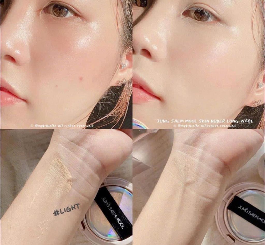 [Kèm Lõi] Phấn Nước Jung Saem Mool Essential Skin Nuder Cushion-Nuder Long Wear Cushion-Nuder Cover Layer Cushion 14g