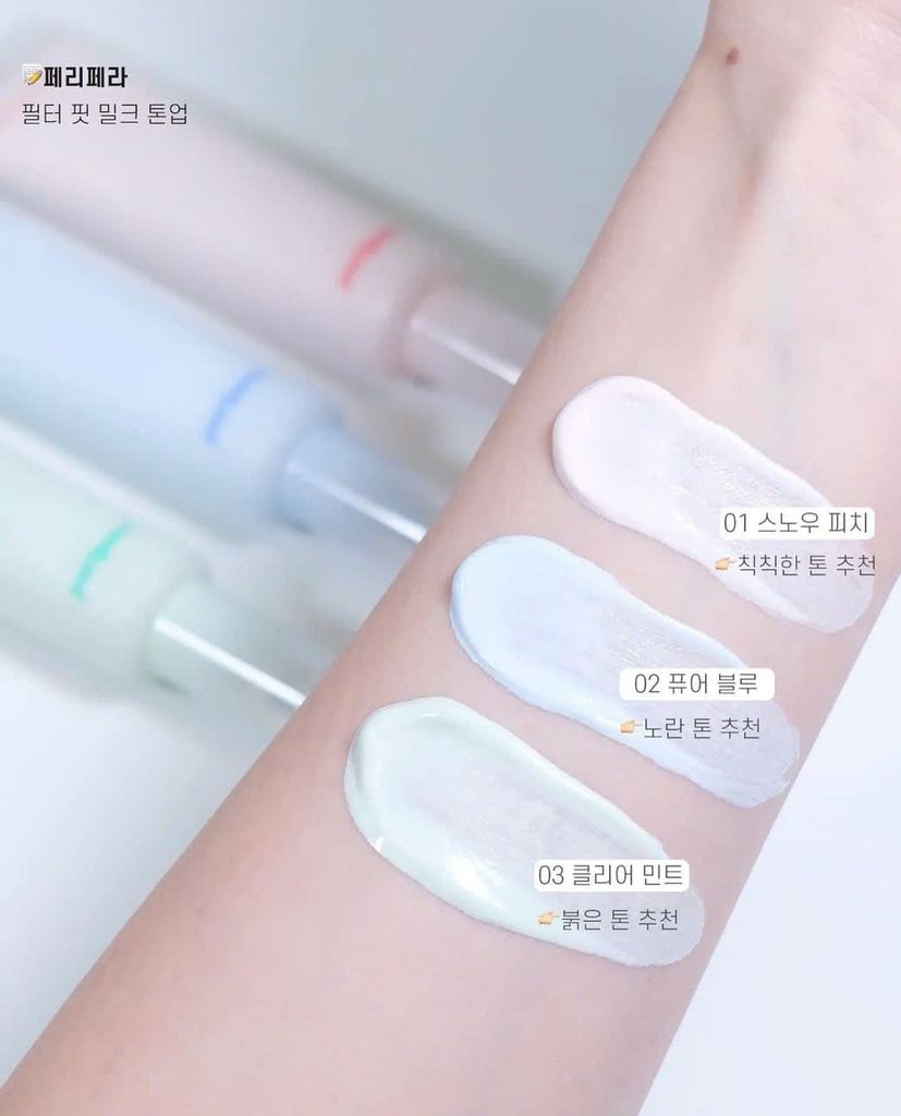 Kem lót Peripera Filter Fit Milk To Tone Up SPF30 PA++ 35ml