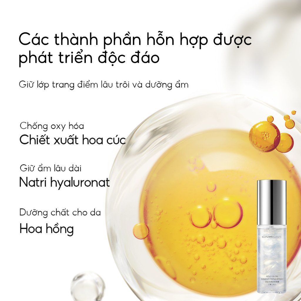 Xịt Khóa Nền Carslan Makeup Fixing Spray 50ml