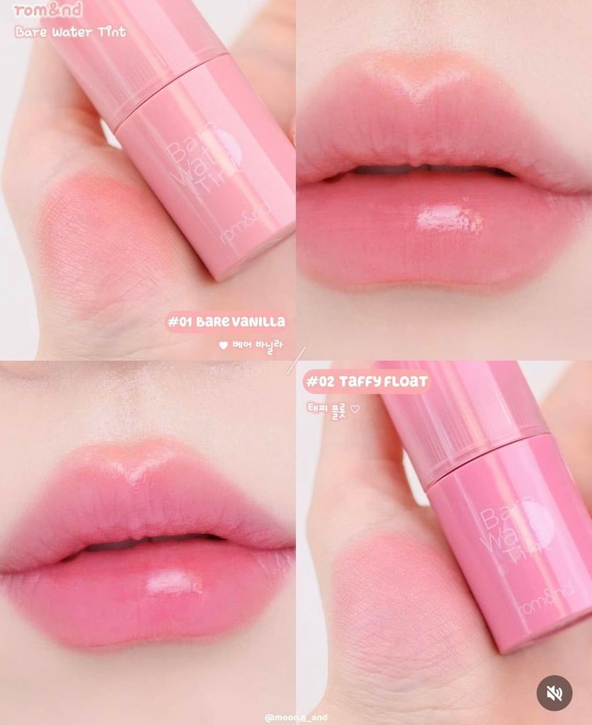 Son Tint Bóng Romand Bare Water Tint