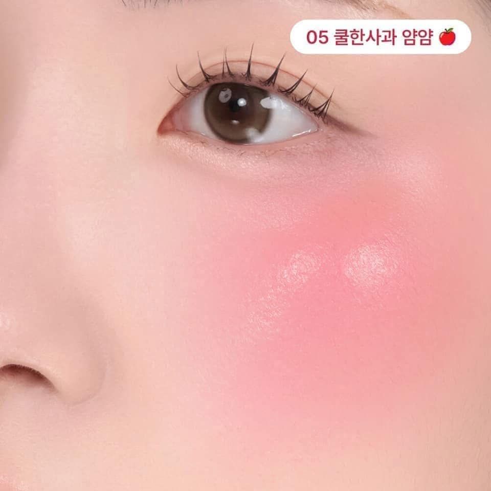 Má Hồng Kem Peripera Syrupy Tok Cheek Mịn Bóng 9g