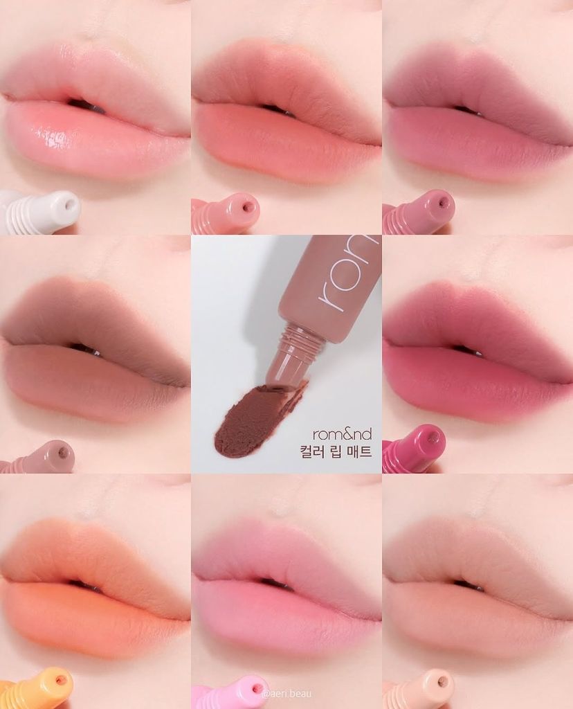 Son kem bùn Romand Color Lip Matte dạng tuýp (NEW)