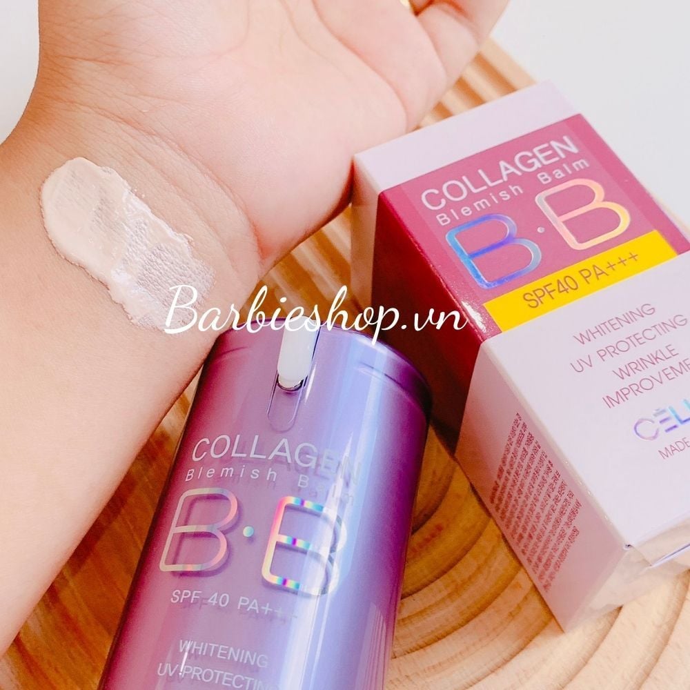 Kem Nền Chống Nắng Kiềm Dầu BB Cellio Collagen Blemish Balm 40 PA+++ - Màu 21