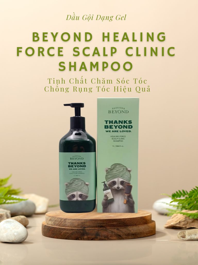 Dầu gội Ngăn Ngừa Rụng Tóc Beyond Healing Force Scalp Clinic Shampoo 1000ml