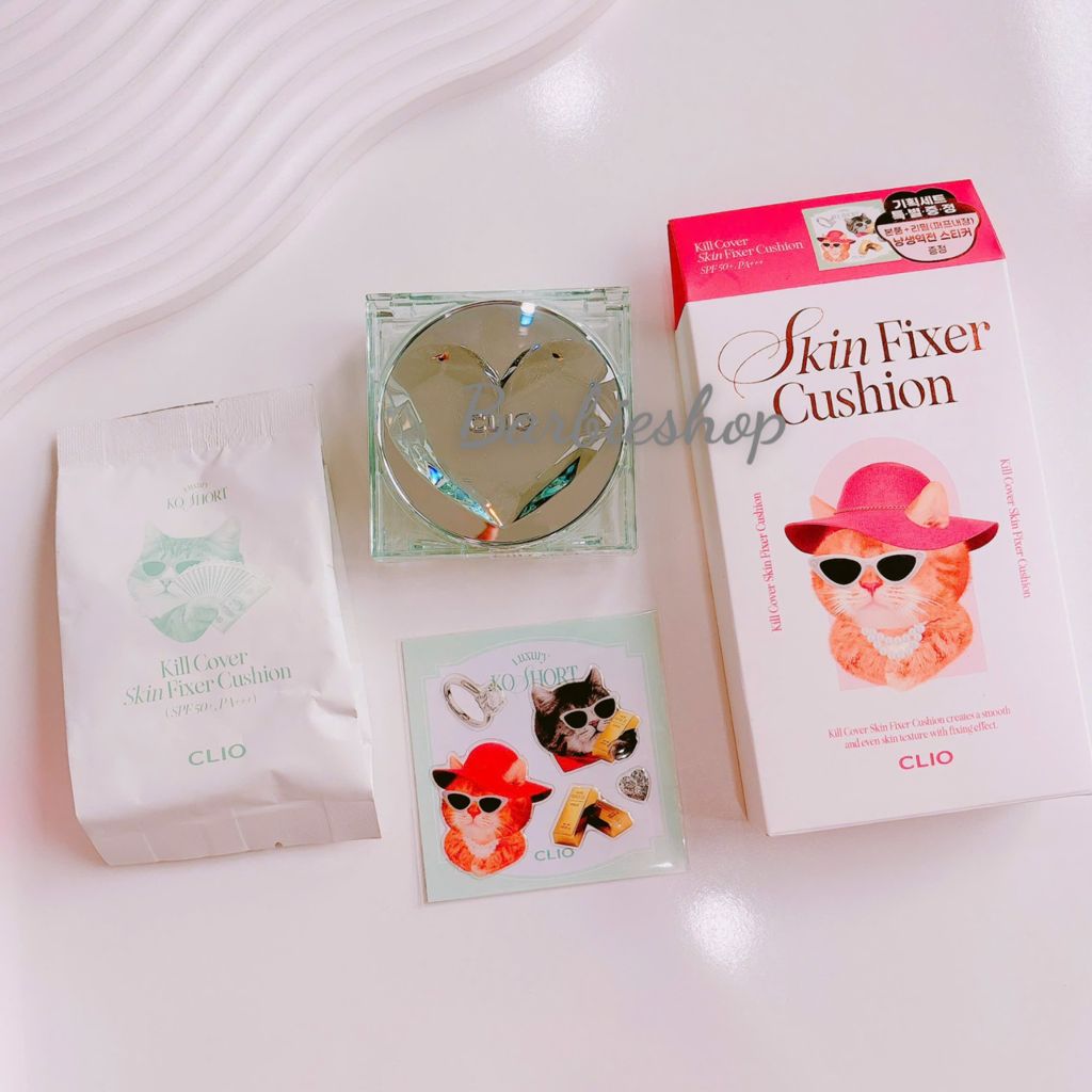 Phấn Nước Cushion Clio Kill Cover Fixer/Skin Fixer/Flora Cushion SPF50 PA+++