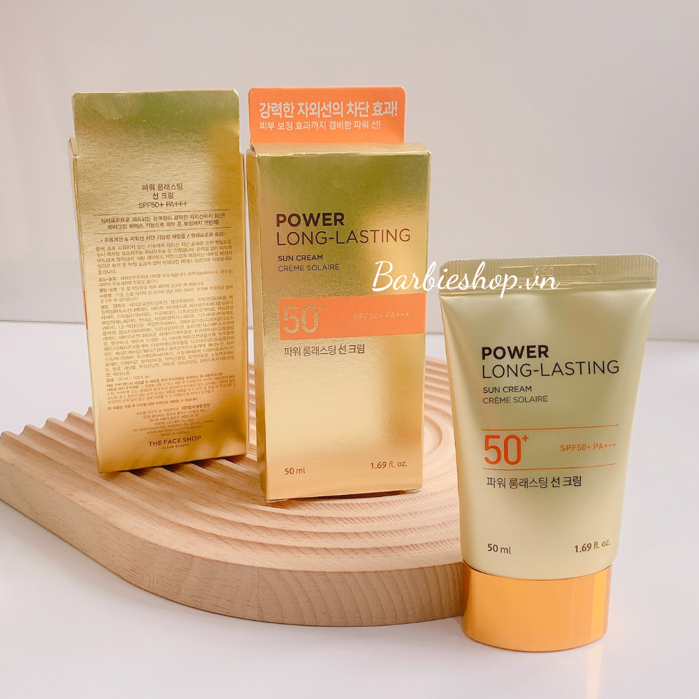 Kem Chống Nắng The Face Shop Power Long Lasting Sun Cream SPF50+ PA+++ (50ml)