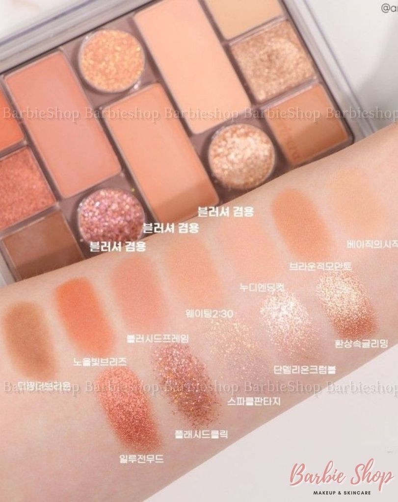 Màu Mắt Peripera Ink All Take Mood Technique Palette Bảng 12 Ô