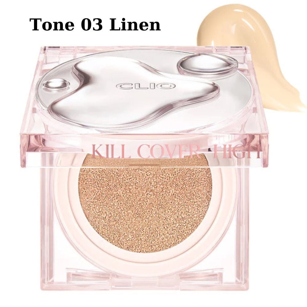 Phấn Nước Clio Kill Cover High Glow Cushion Căng Bóng Da (Kèm lõi)