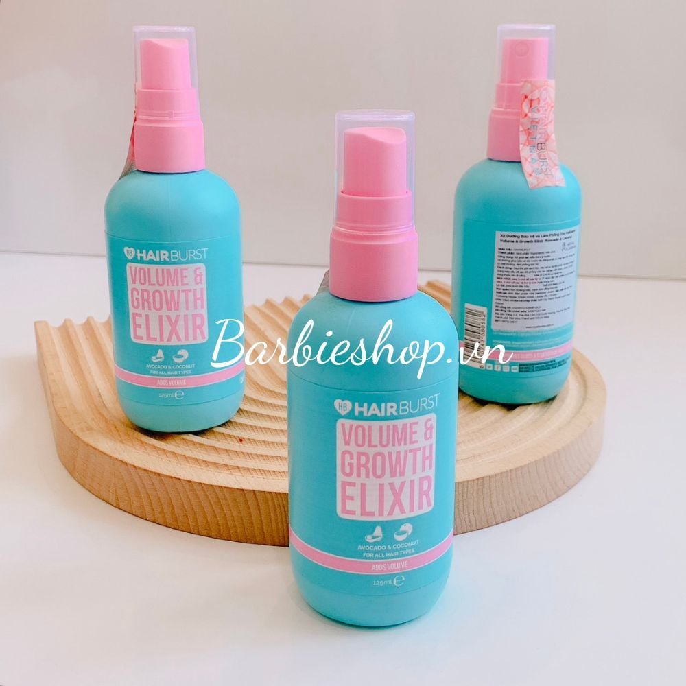 Xịt Dưỡng Tóc Hairburst Volume & Growth Elixir 125ml