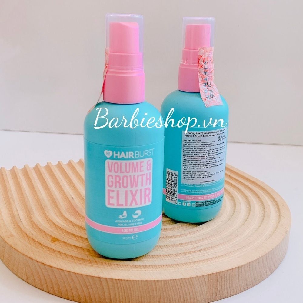 Xịt Dưỡng Tóc Hairburst Volume & Growth Elixir 125ml