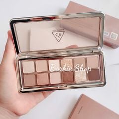 Màu Mắt 12 Ô 3CE New Take Eyeshadow Palette ( Raw Newtrals , Motion Frame , Creative Filter, Quiet Brown )