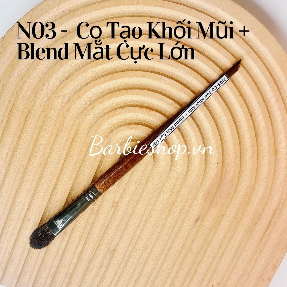 Cọ Lẻ Trang Điểm Lông Thú Thân Gỗ Lớn (L01 - L04)  - Nhỏ (N01 - N14)