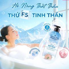 Sữa Tắm Muối Hồng Himalaya Pink Salt Body Wash Cool & Freeze 500g